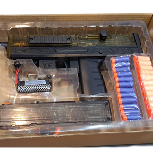 تفنگ اسباب بازی مسلسل یوزی شارژی تیر اسفنجی مدل YF871A -اسباب بازی